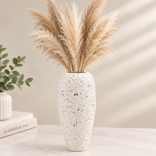 Speckled Fiber Decorative Vase | Modern Minimalist Vase