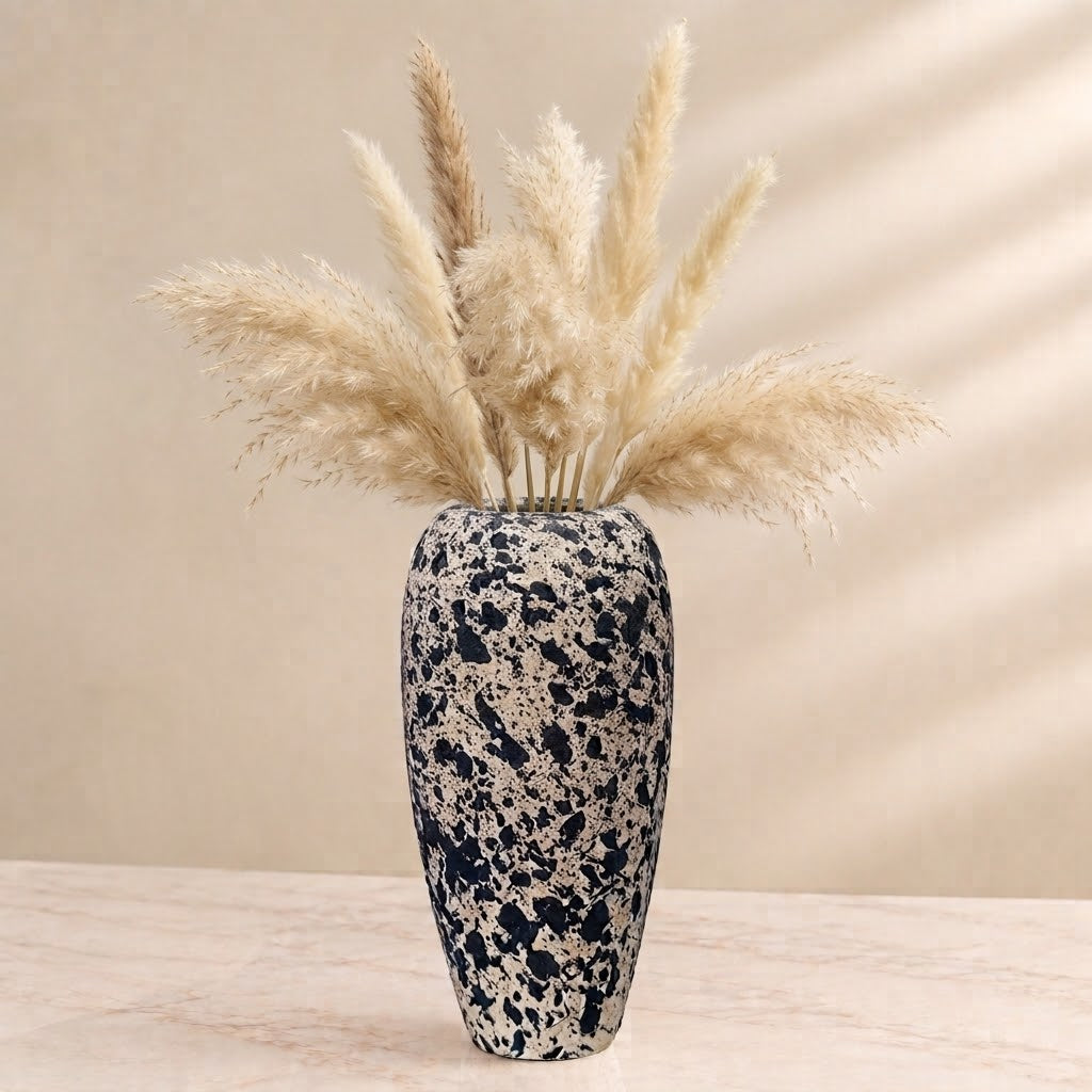 Speckled Fiber Decorative Vase | Modern Minimalist Vase