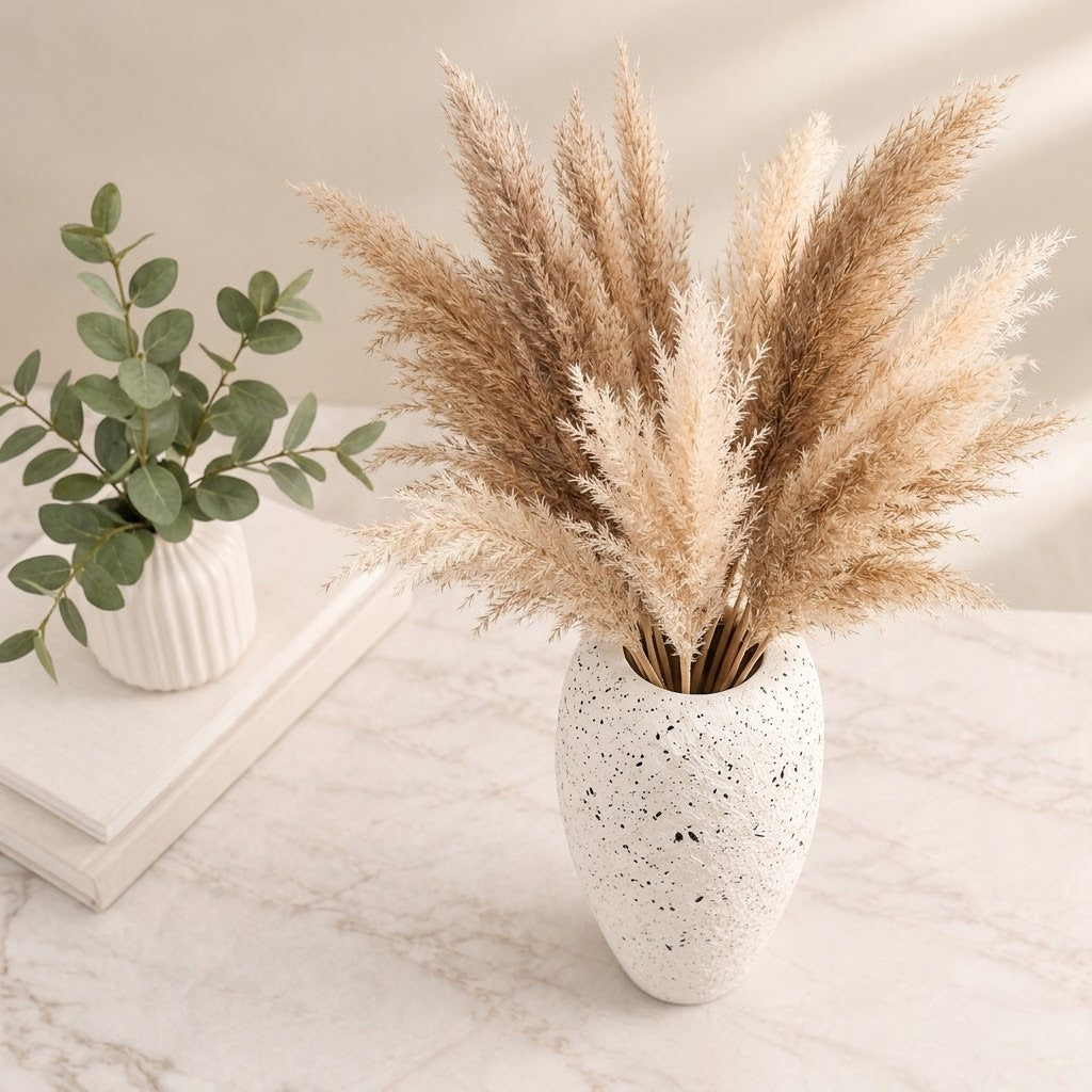 Speckled Fiber Decorative Vase | Modern Minimalist Vase