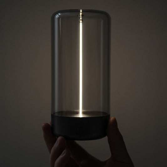 Rechargeable Magnetic Wired LED Table Lamp – Modern Bedside Ambient Light 💡