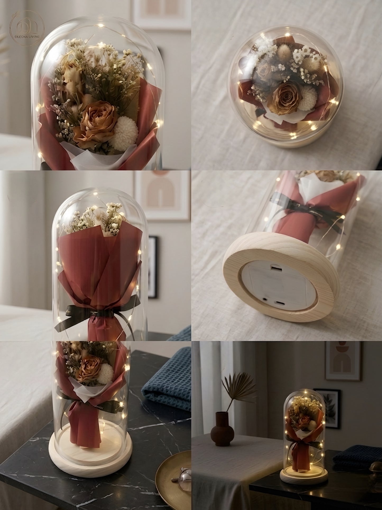 Enchanted Forever Bouquet – Everlasting Artificial Flower Gift for Her | Romantic Home Décor