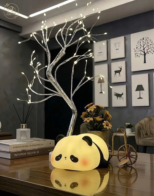 Cozy Panda Night Lamp – Cute LED Silicone Light for Bedroom & Gifts 🐼✨